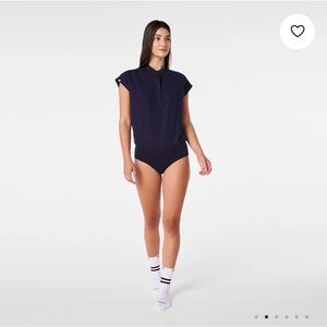 Figs Navy Rafaela Brief ScrubBodysuit